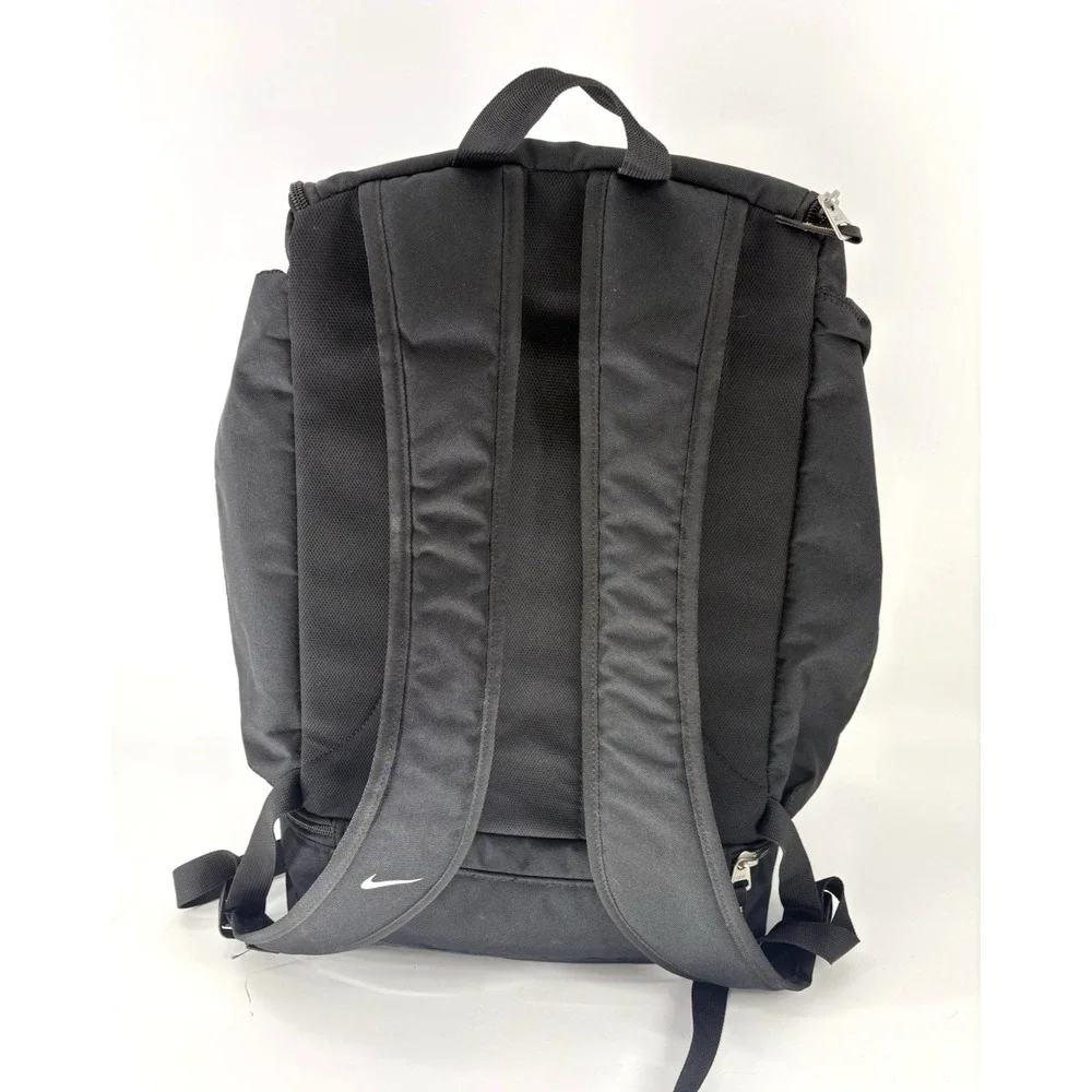 2012 Nike Hoops Elite Pro Backpack Black White Basketball Sports School Bag Rare